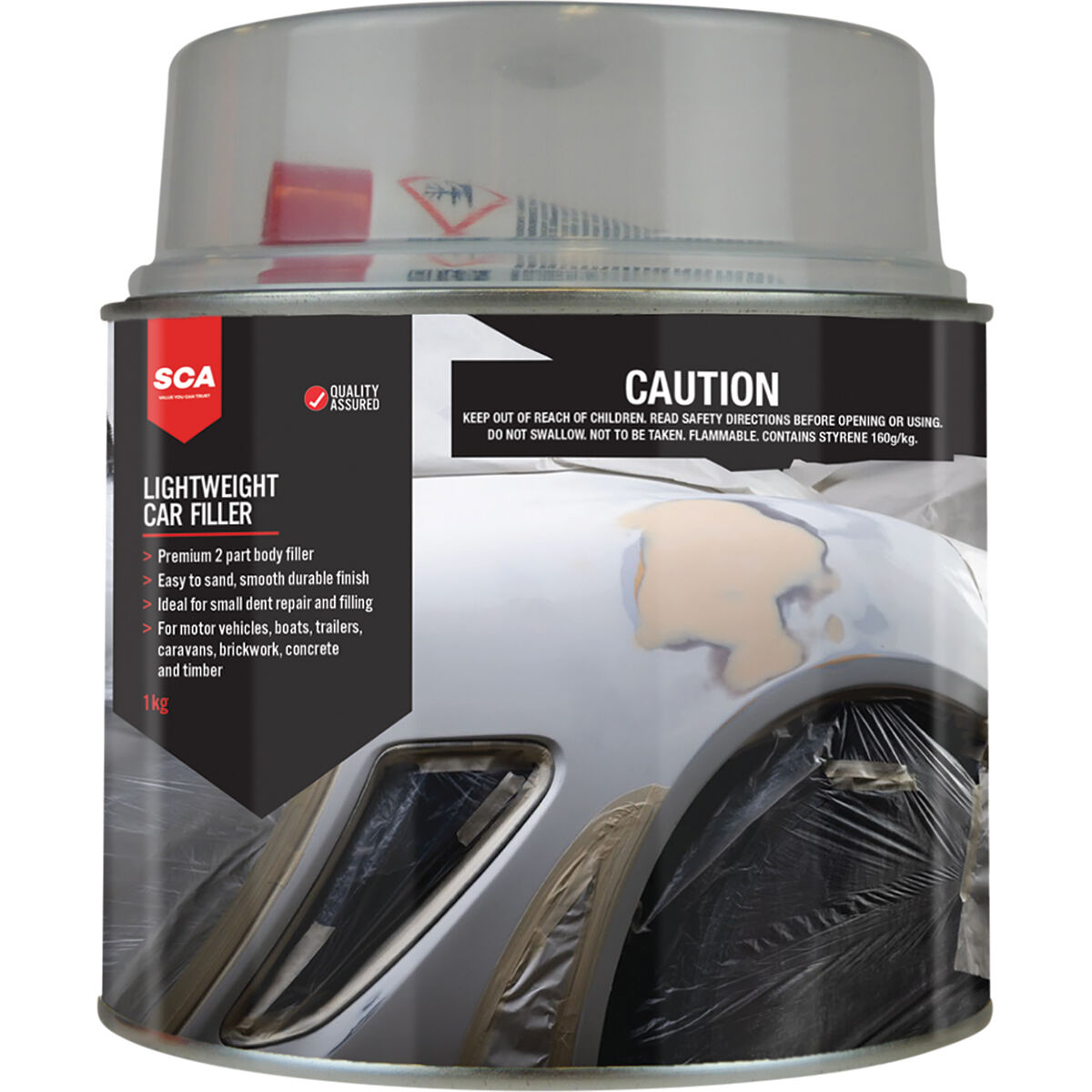 SCA Lightweight Body Filler - 1kg, , scaau_hi-res