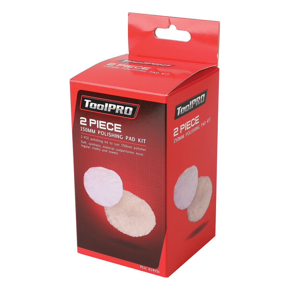 ToolPRO Polishing Pad Kit 150mm 2pc, , scaau_hi-res