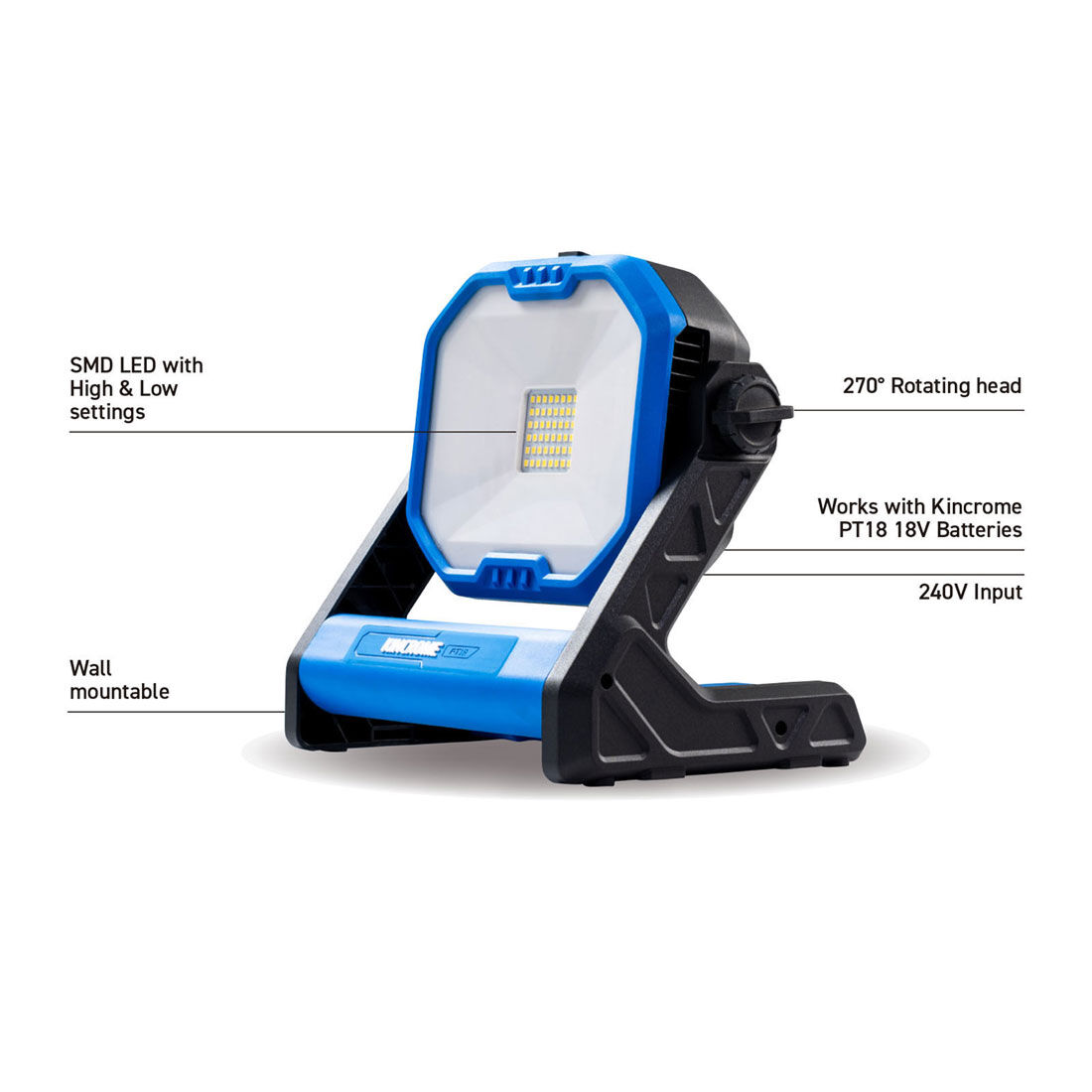 Kincrome PT18 18V LED Area Light Skin, , scaau_hi-res