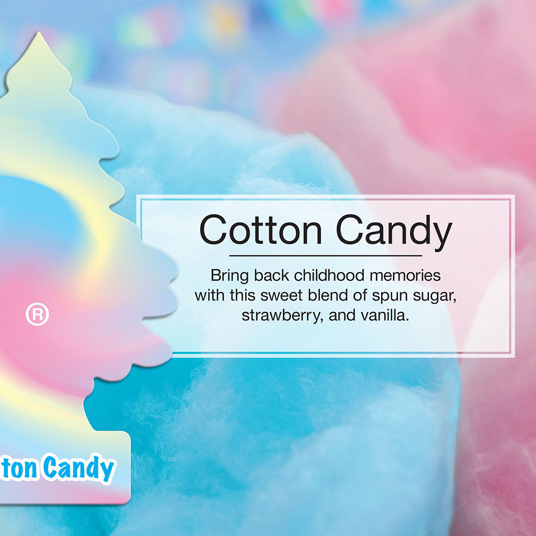 Little Trees Air Freshener - Cotton Candy 1 Pack, , scaau_hi-res