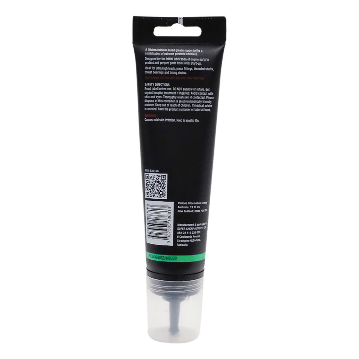 SCA Assembly Grease Tube with Nozzle 100G, , scaau_hi-res