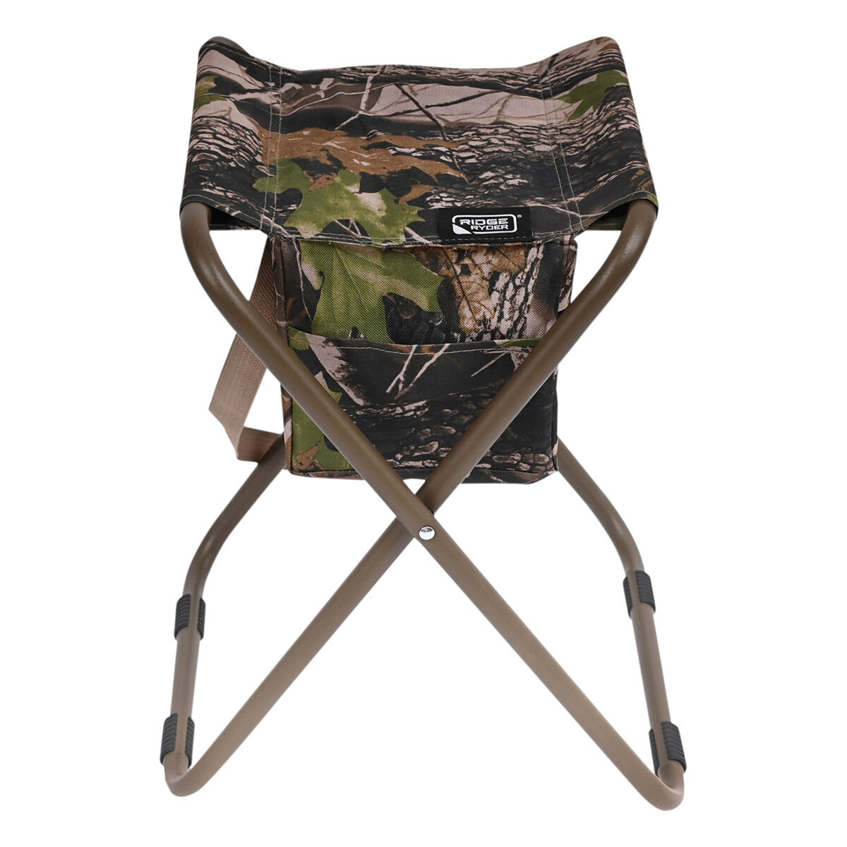 Ridge Ryder Camouflage Folding Stool with Storage, , scaau_hi-res