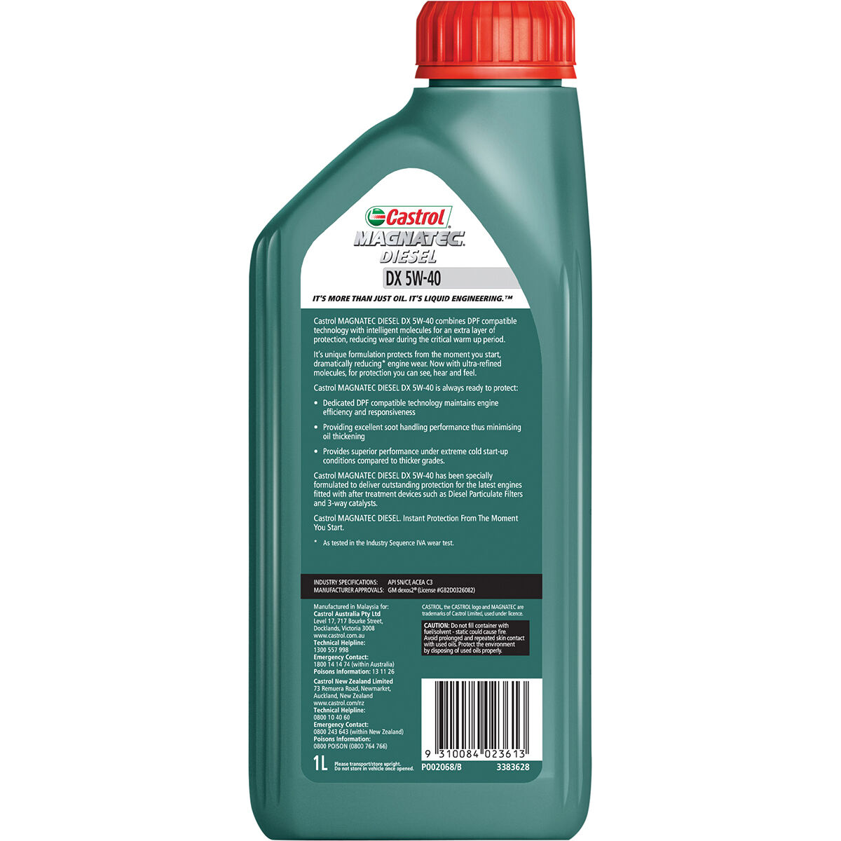 Castrol MAGNATEC Diesel DX Engine Oil - 5W-40, 1 Litre, , scaau_hi-res