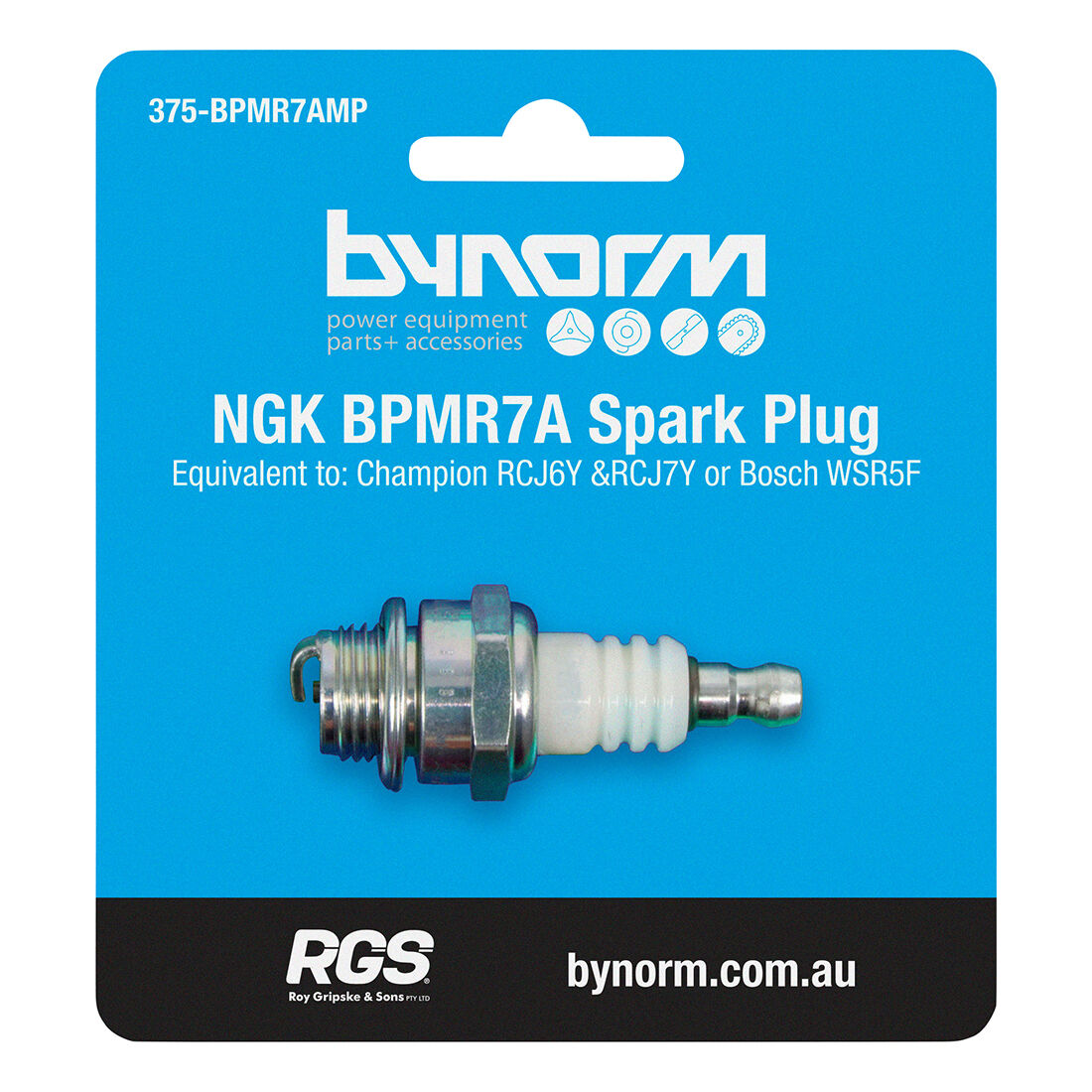 Bynorm NGK BPMR7A Mower Spark Plug, , scaau_hi-res