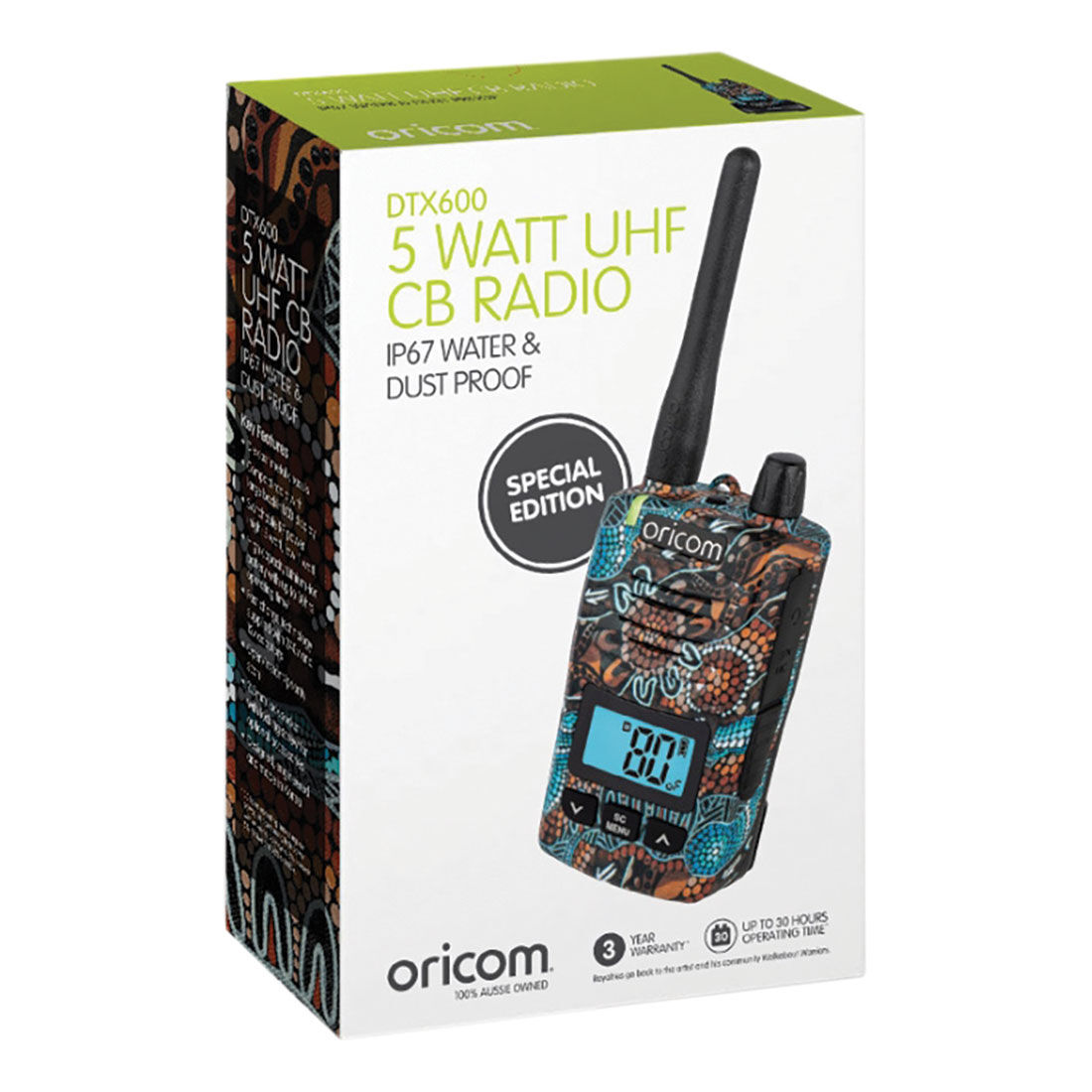 Oricom Walkabout 5W UHF Handheld Radio, , scaau_hi-res