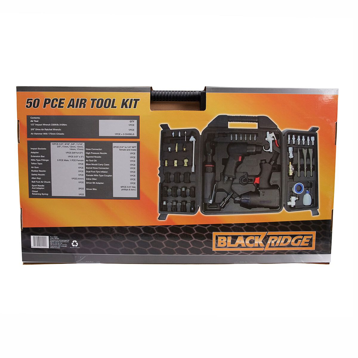 Blackridge Air Tool Kit 50 Piece, , scaau_hi-res