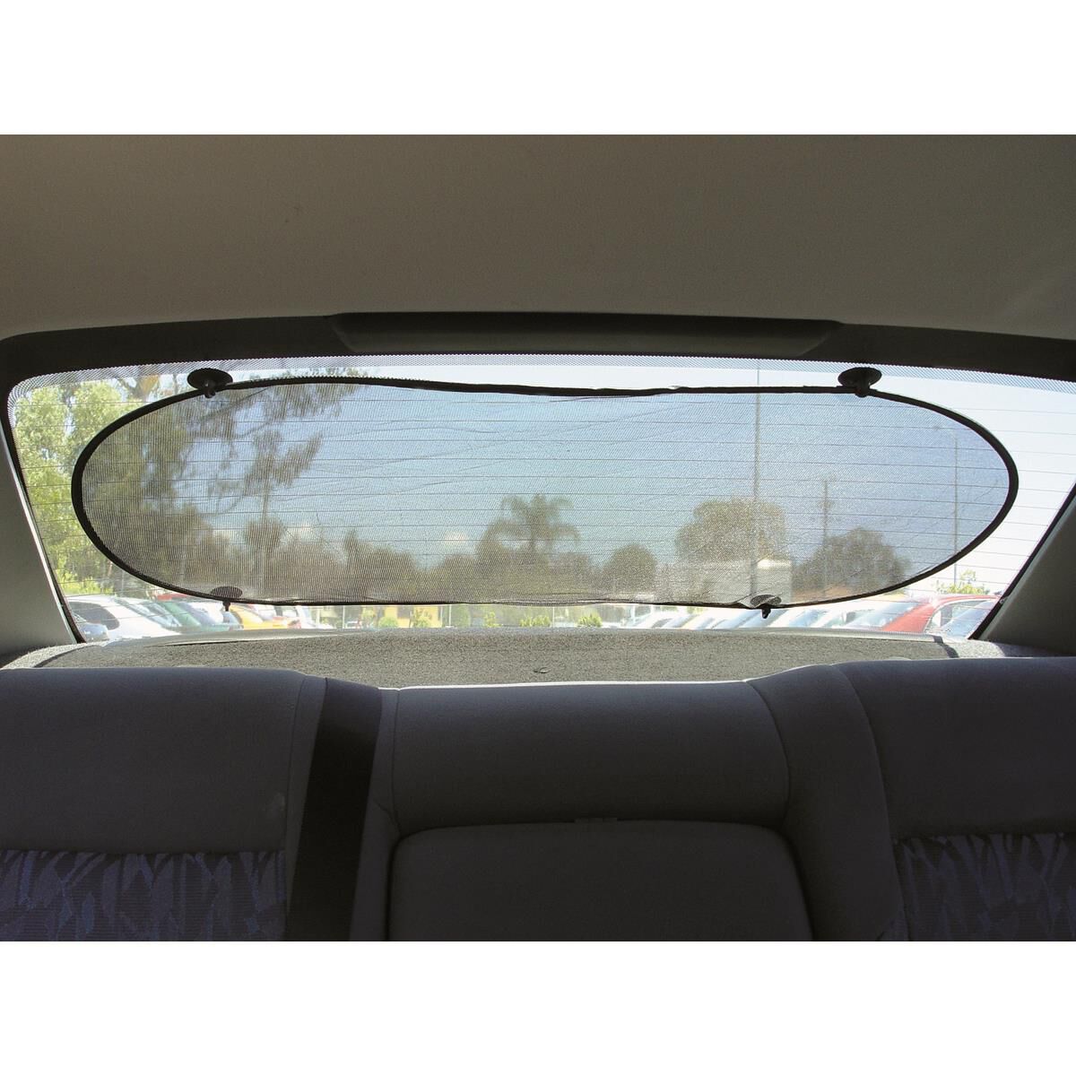 SCA Rear Sunshade - Rear, Mesh, Black, Single, , scaau_hi-res