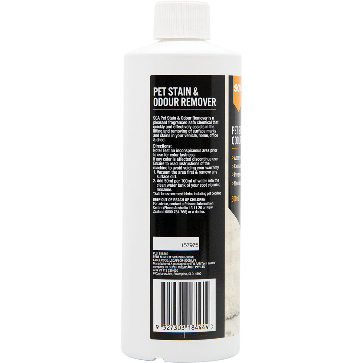 SCA Pet Stain & Odour Remover - 500mL, , scaau_hi-res
