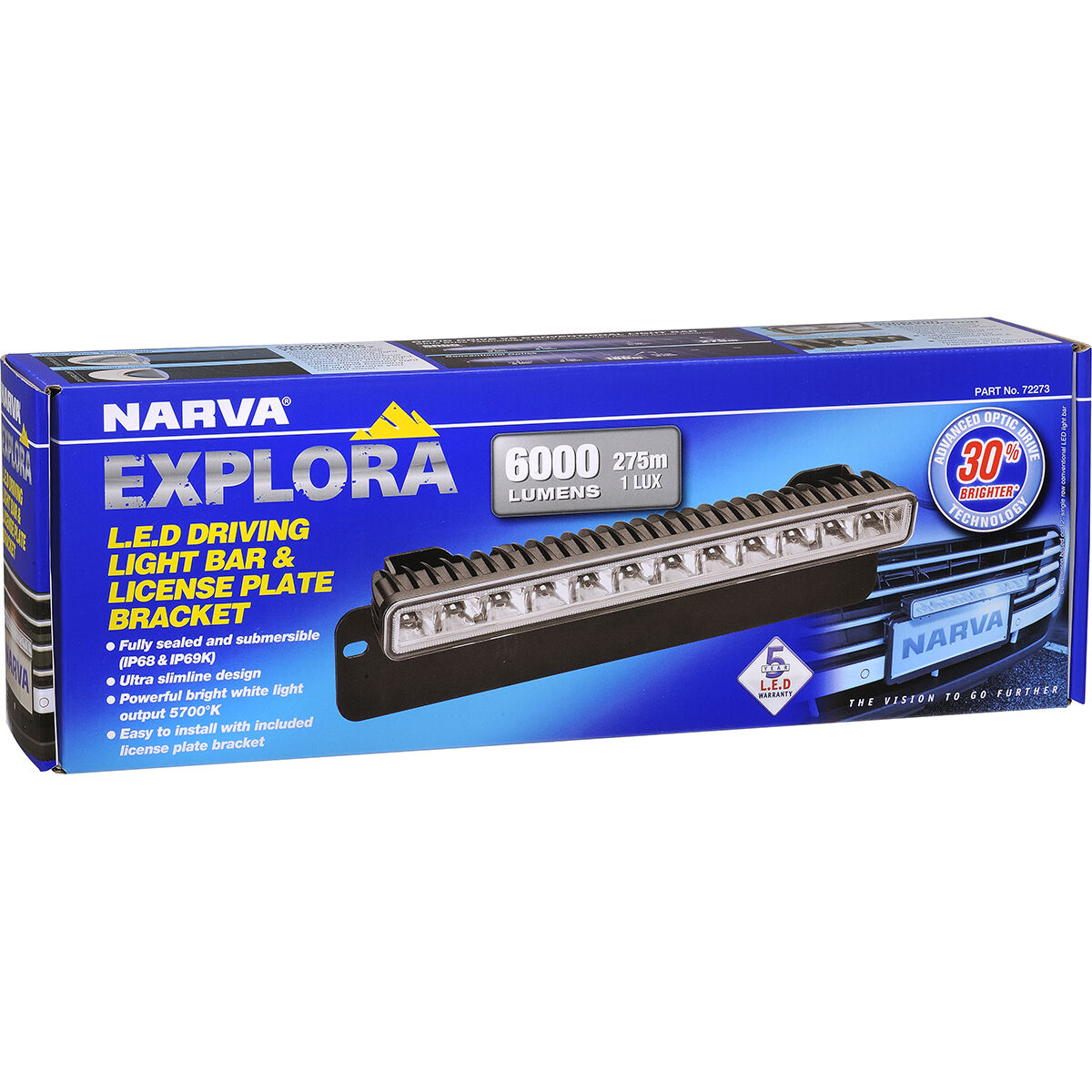 Driving Light Bar LED Explora with Bracket, , scaau_hi-res