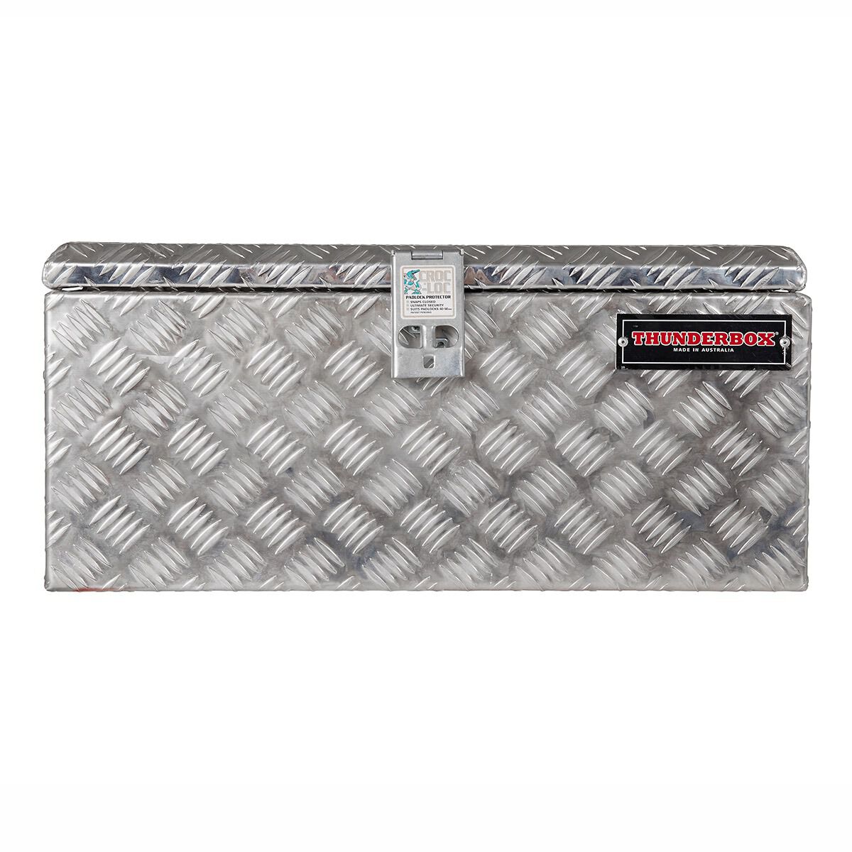 Thunderbox Aluminium Checkerplate Tool Box 48 Litre, , scaau_hi-res