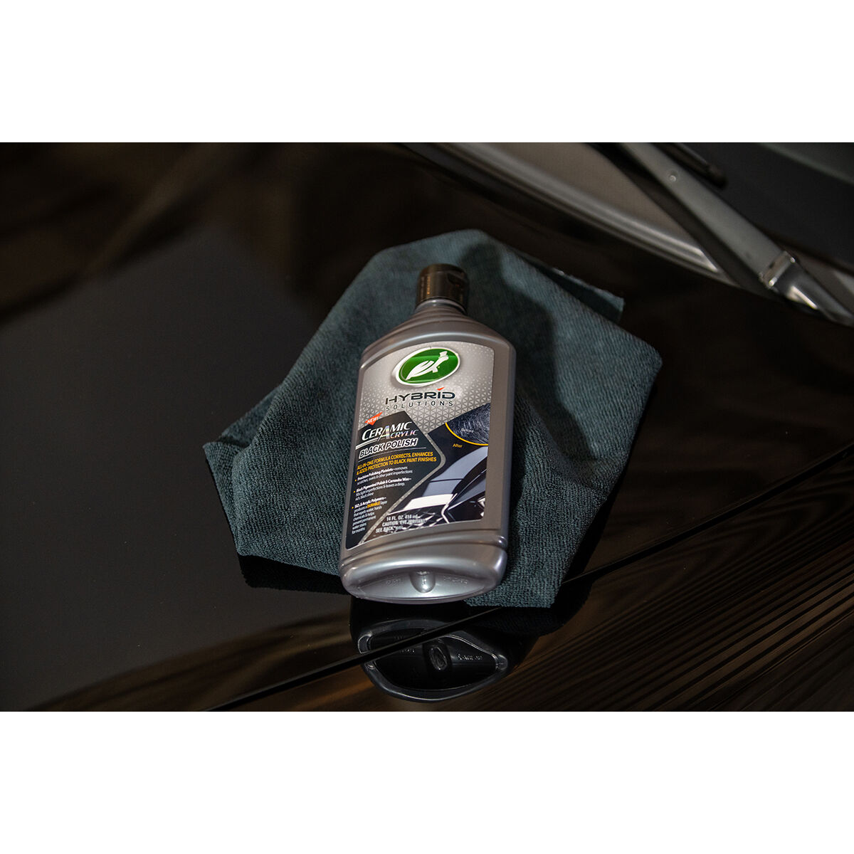 Turtle Wax Hybrid Solutions Ceramic Black Liquid Polish 414mL, , scaau_hi-res