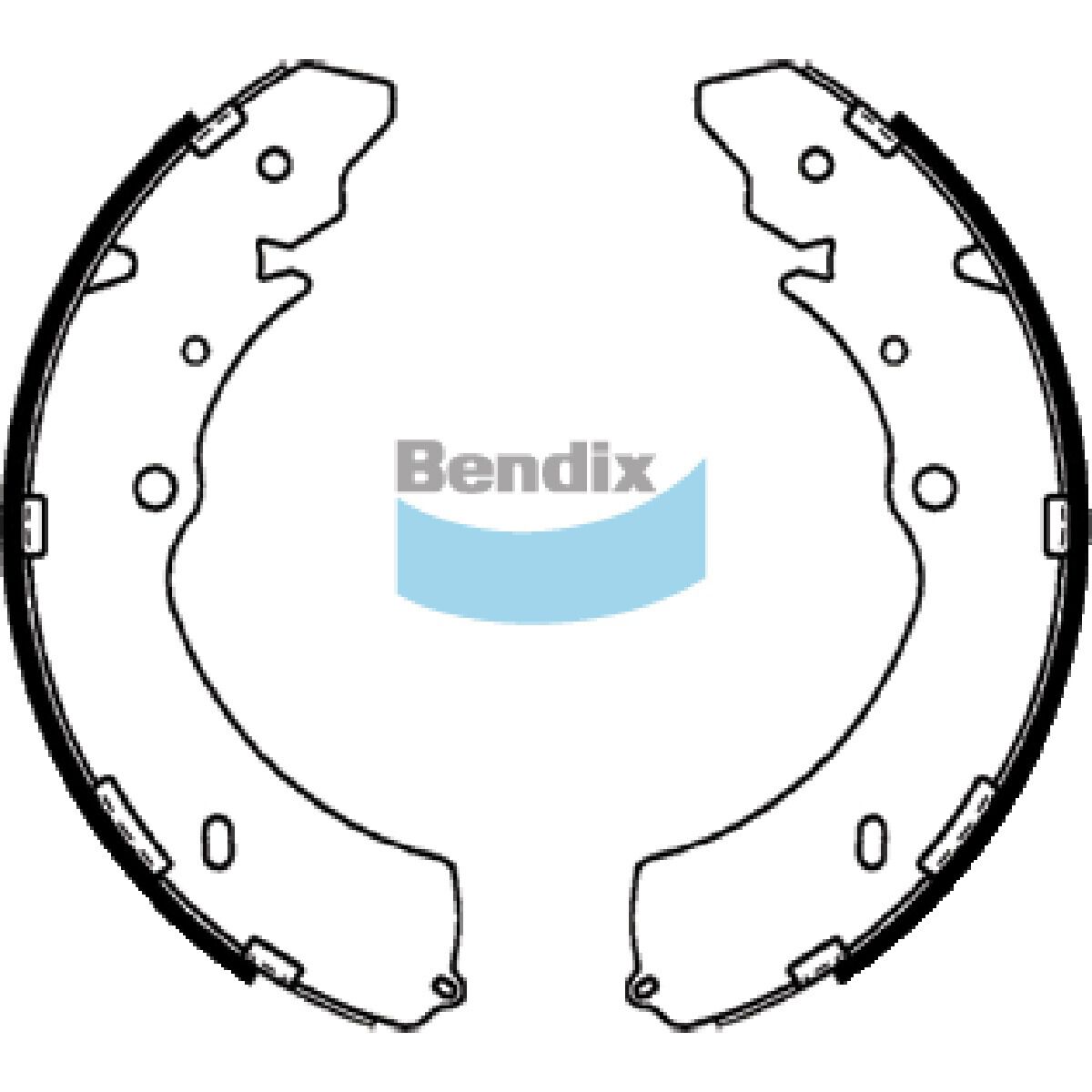 Bendix Brake Shoes BS1793, , scaau_hi-res