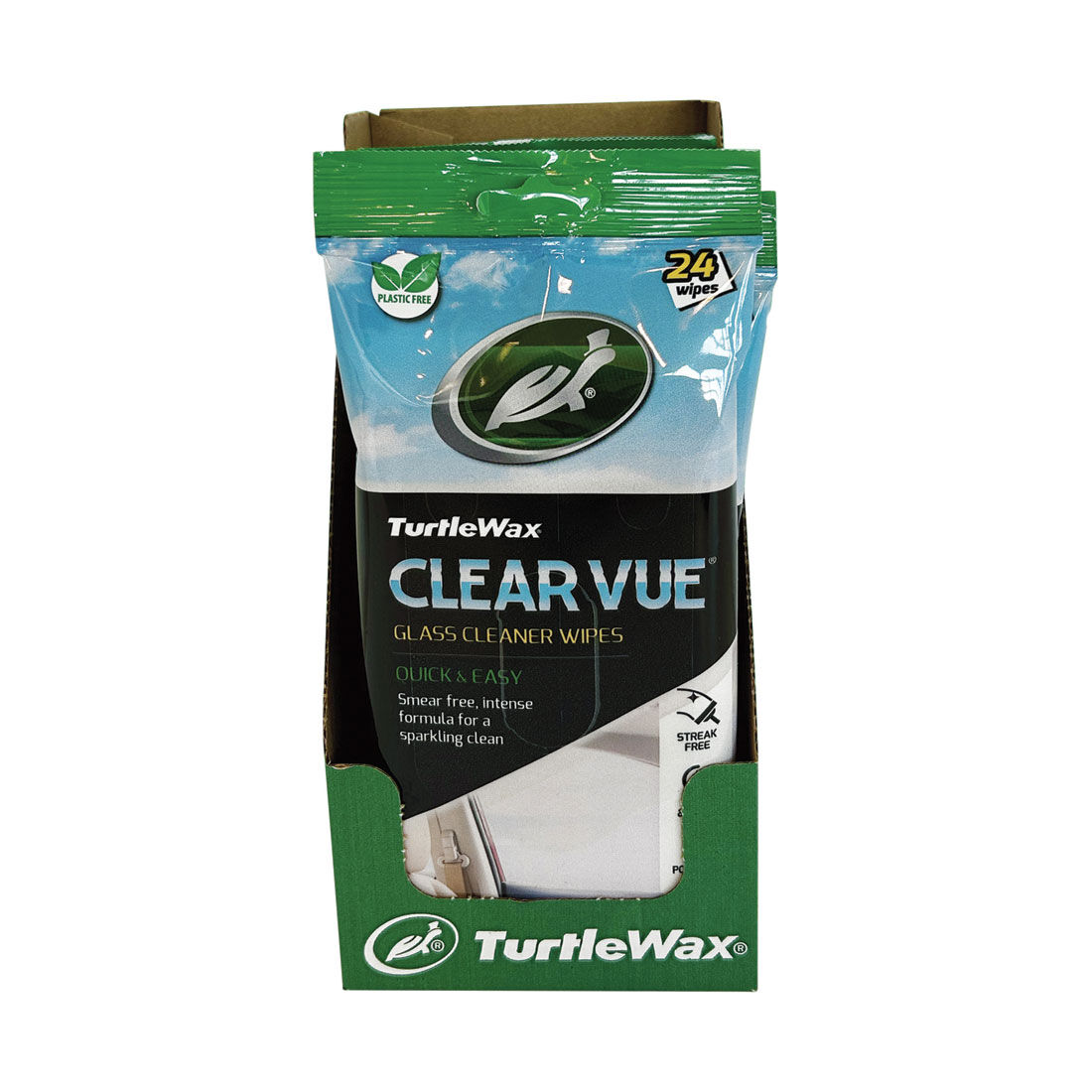 Turtle Wax Clear Vue Glass Wipes 24 Pack, , scaau_hi-res