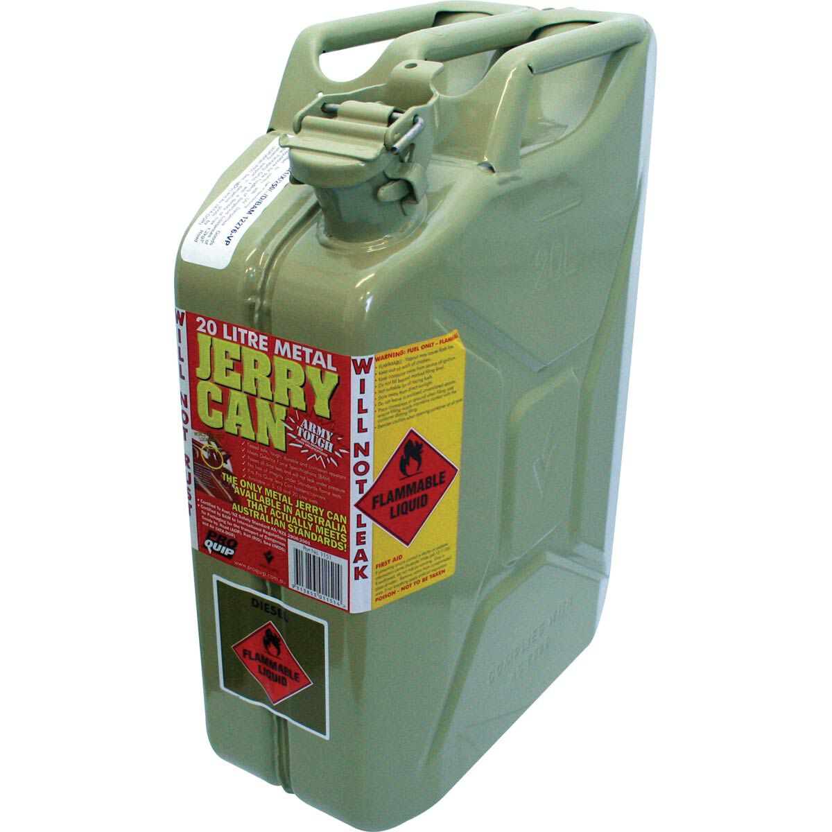 Metal Jerry Can - Diesel, 20 Litre, , scaau_hi-res