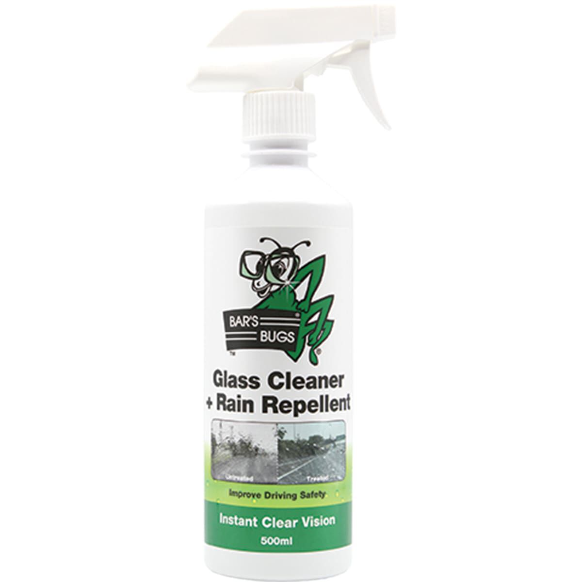 Bar's Bugs Glass Cleaner & Rain Repellent 500mL, , scaau_hi-res