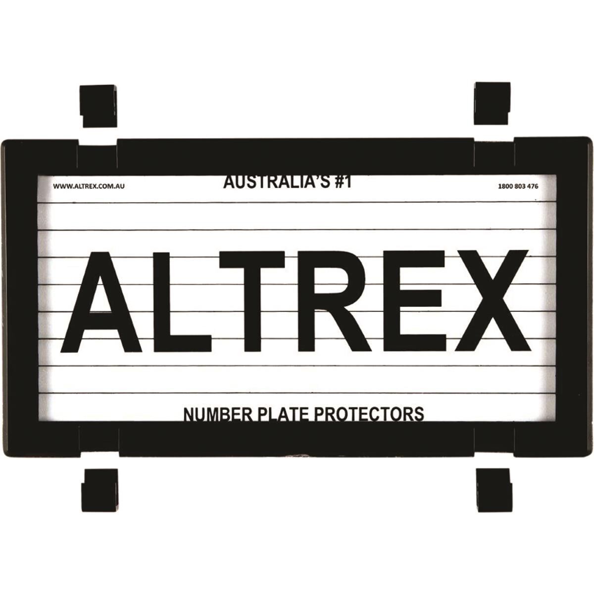 Altrex Number Plate Protector - Motorbike With Lines 9DMBL, , scaau_hi-res