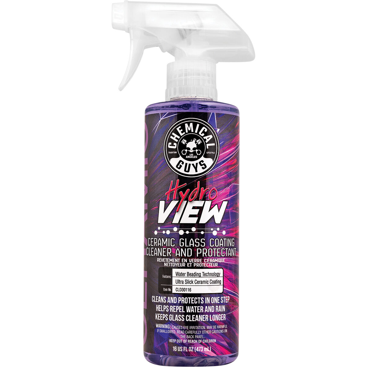 Chemical Guys HydroView Glass Cleaner & Coating 473mL, , scaau_hi-res