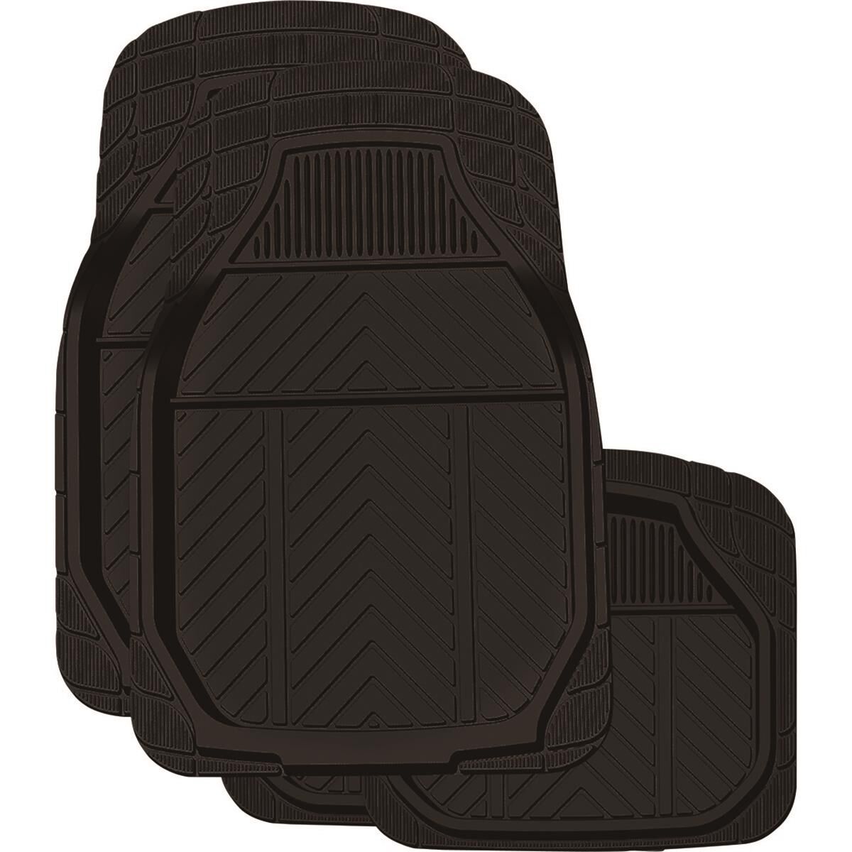 Ridge Ryder Black Deep Dish Car Floor Mats, , scaau_hi-res