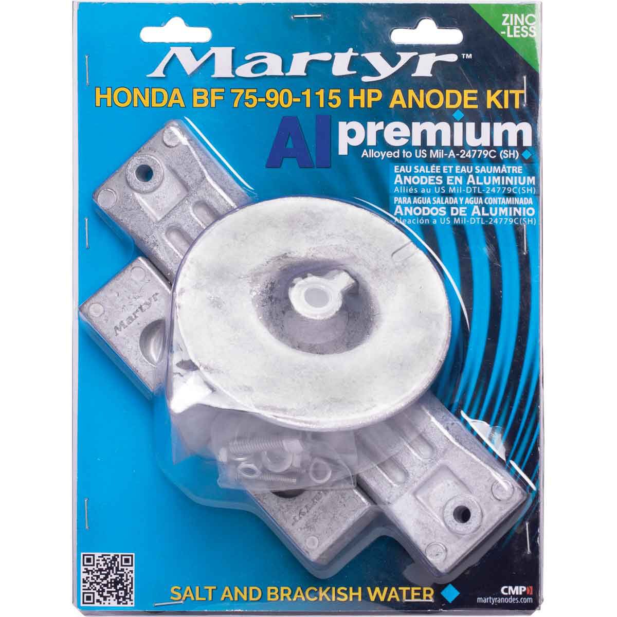 Martyr Alloy Outboard Anode Kit - CMHBF75115KITA, , scaau_hi-res