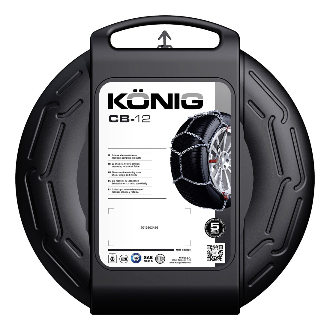 Konig Snow Chains CB12 - 102, , scaau_hi-res