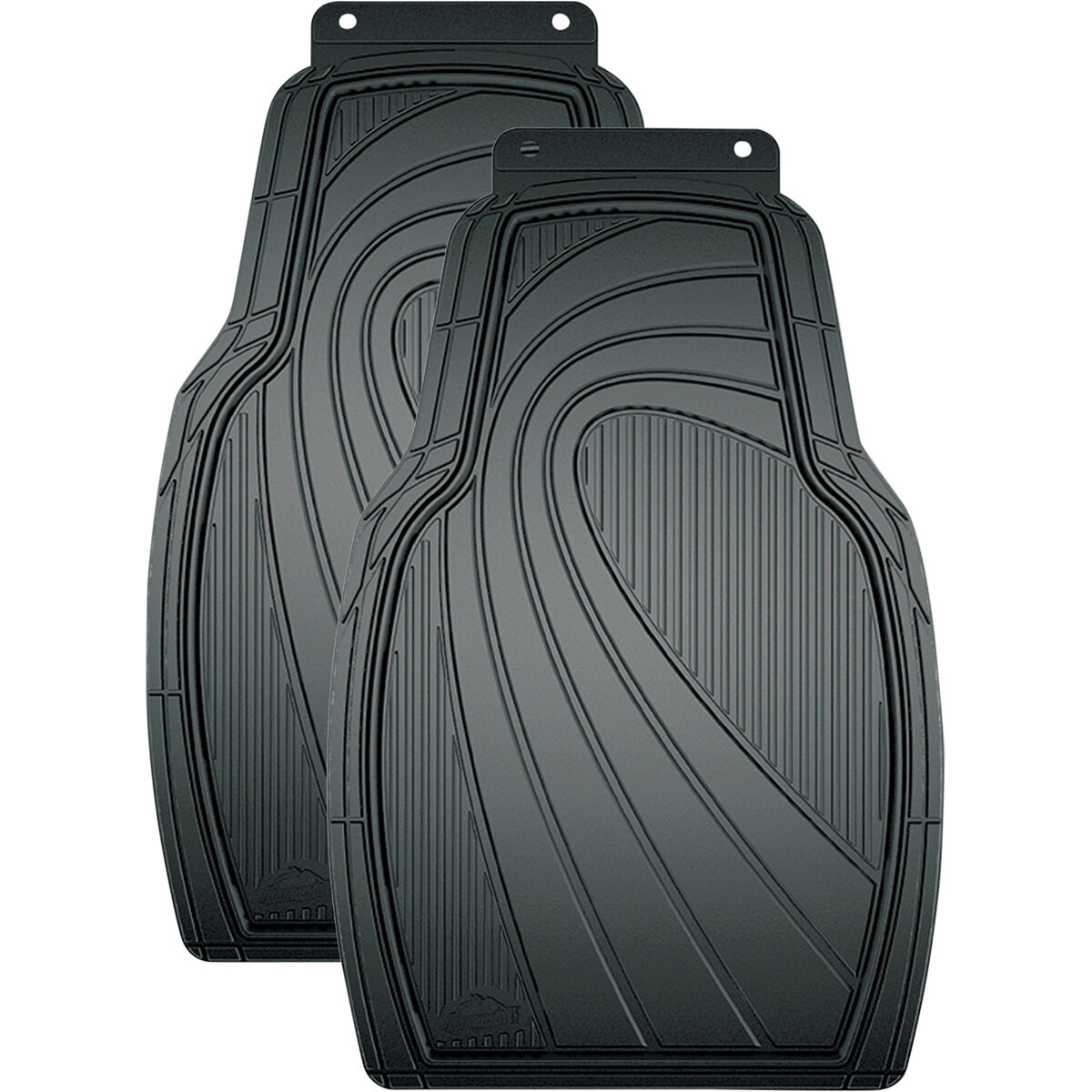 Armor All Car Floor Mats Black Front Pair, , scaau_hi-res