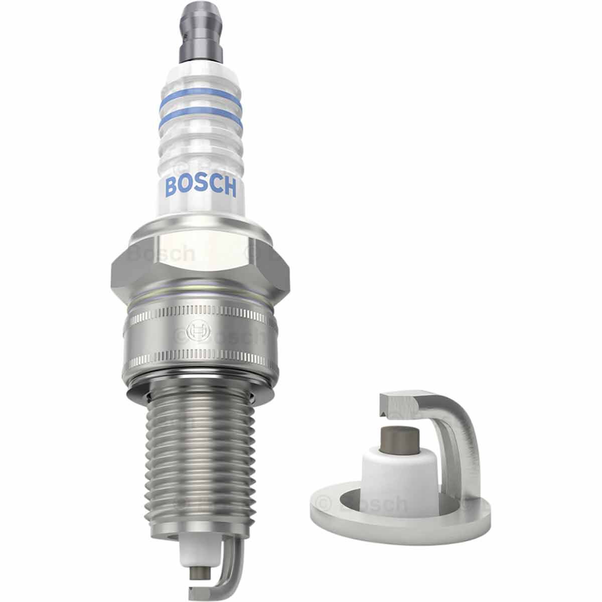 Bosch Spark Plug Single WR8LC+ / WR8LC, , scaau_hi-res