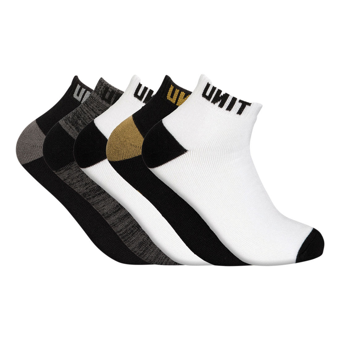 UNIT Youth Socks 5 Pack Lo-Lux Vital, , scaau_hi-res