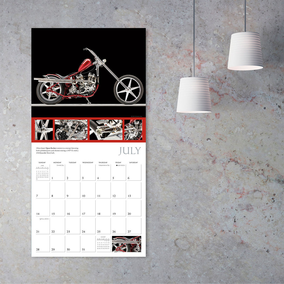 Custom Motorcycles 2024 Calendar Square, , scaau_hi-res
