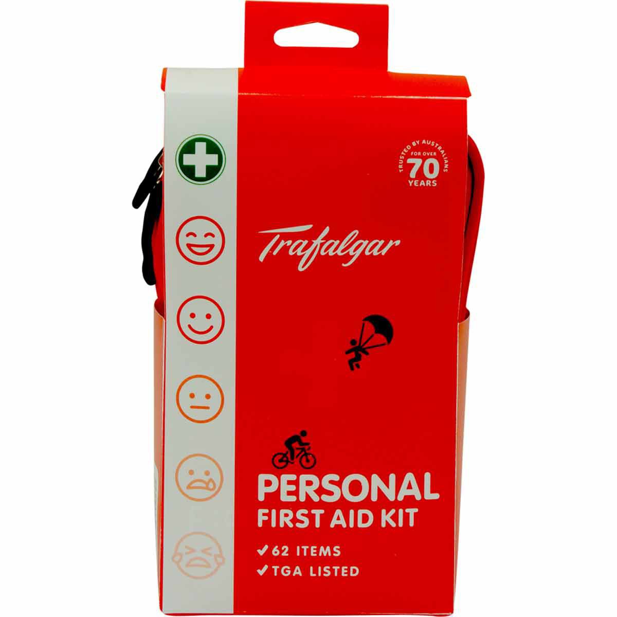 Trafalgar 62 Piece Personal First Aid Kit, , scaau_hi-res