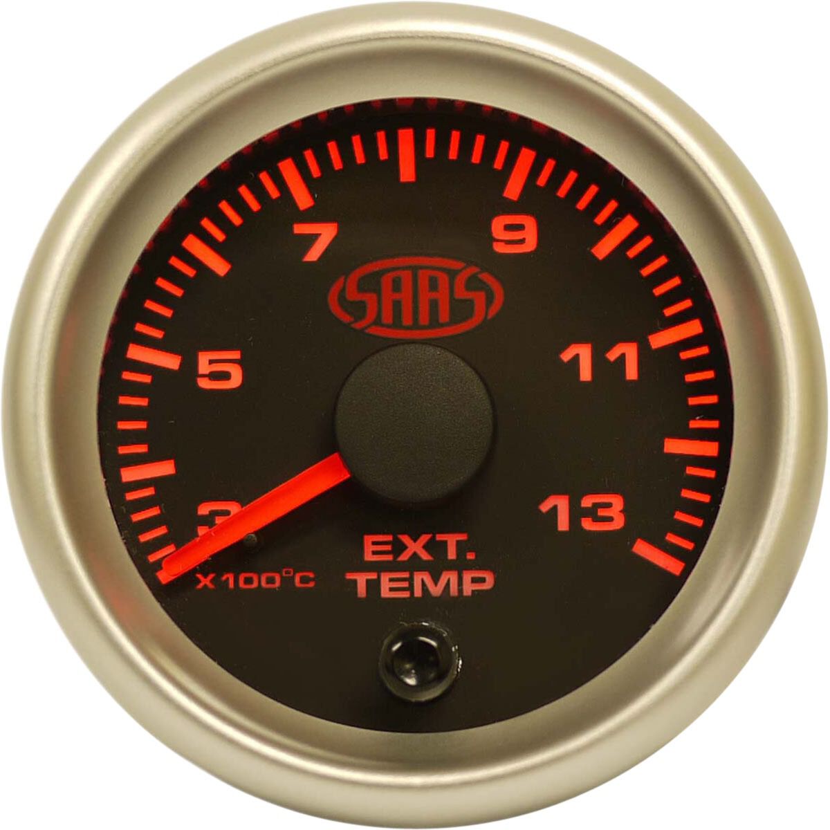 SAAS Gauge Black Face, 52mm, Exhaust Temp, , scaau_hi-res