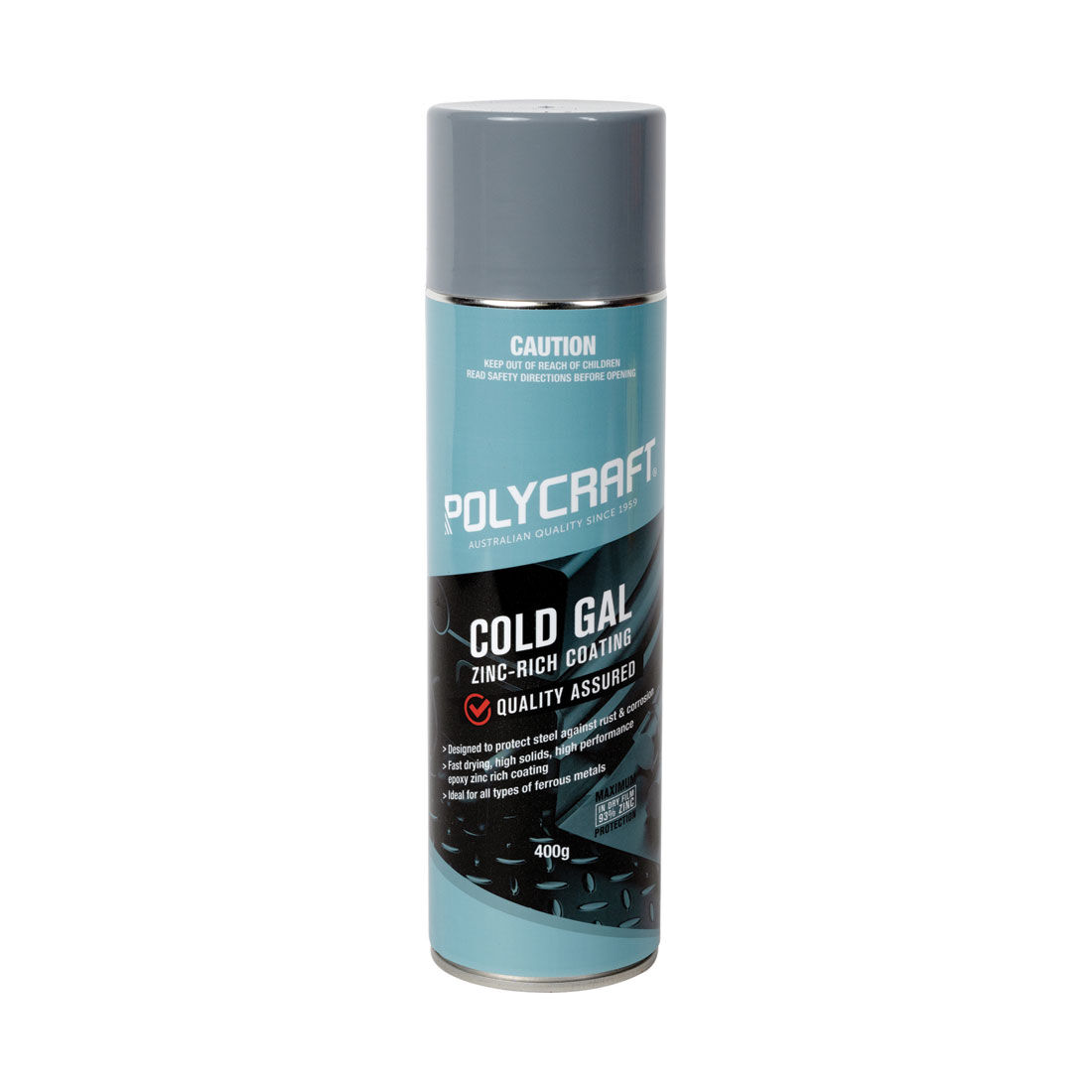 Polycraft Cold Gal Zinc Rich Coating 400g, , scaau_hi-res