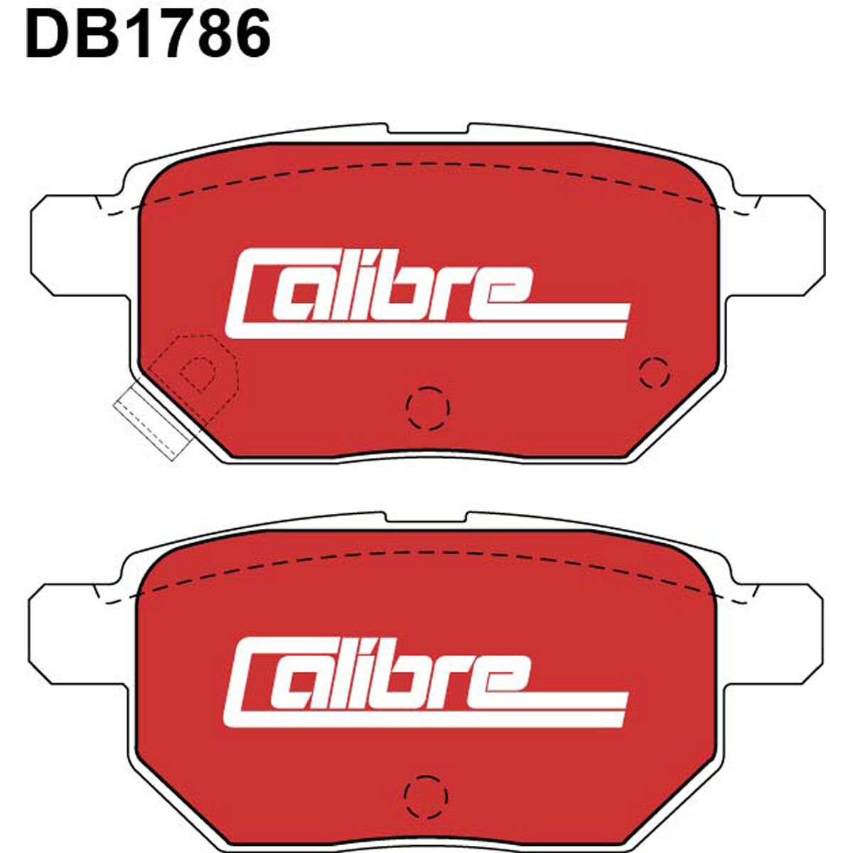 Calibre Disc Brake Pads DB1786CAL, , scaau_hi-res