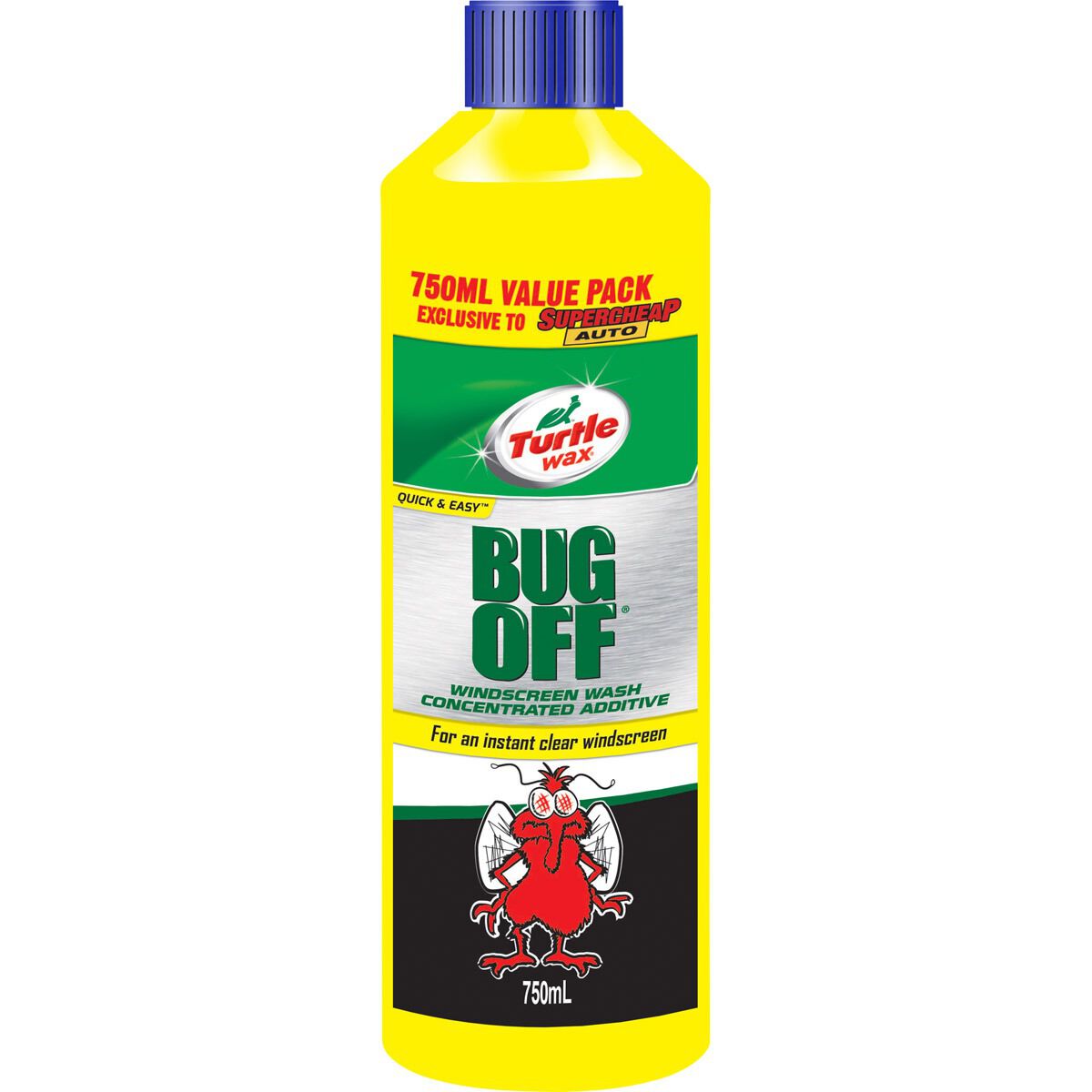 Turtle Wax Bug Off  Windscreen Wash 750mL, , scaau_hi-res