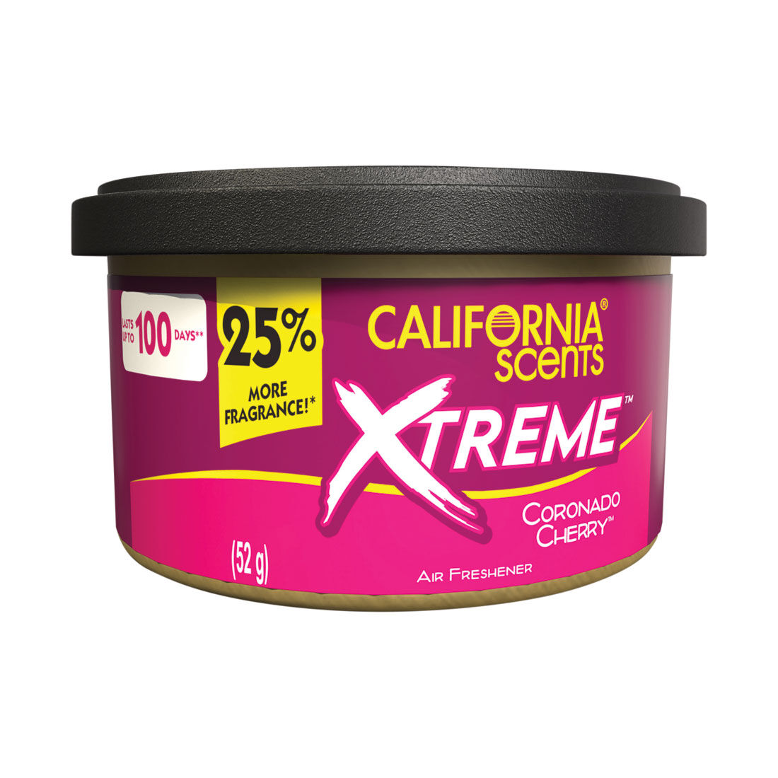 California Scents Xtreme Can Coronado Cherry Car Air Freshener 52g, , scaau_hi-res