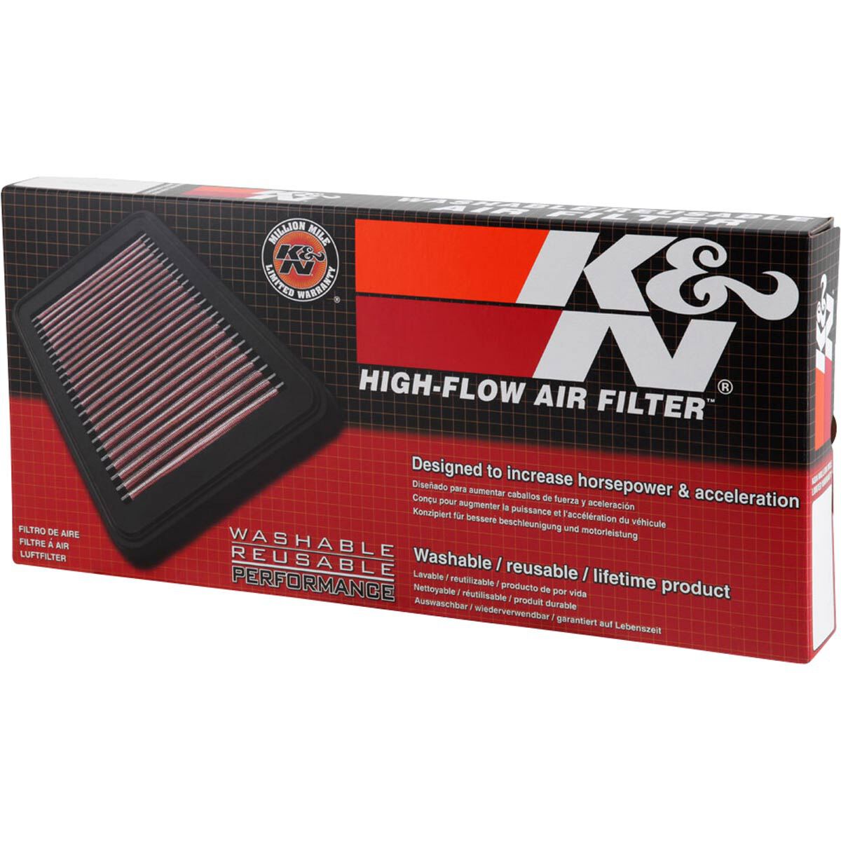 K&N Air Filter - 33-2936 (Interchangeable with A1768) | Supercheap Auto