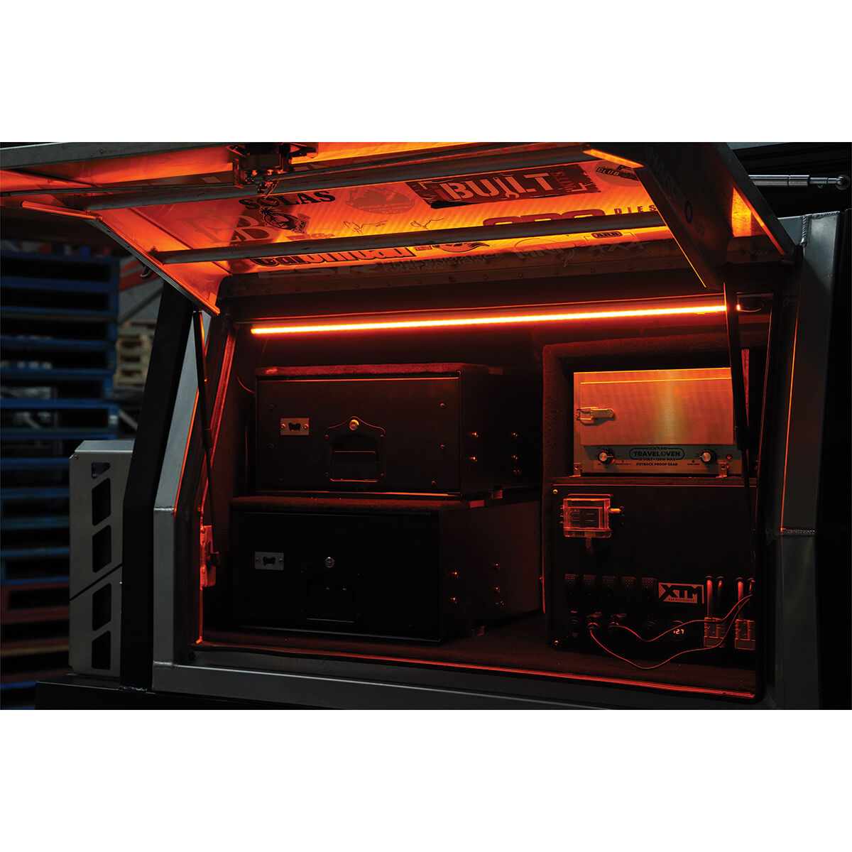 Hardkorr LED Light Bar with Diffuser - Orange / White 100cm, , scaau_hi-res