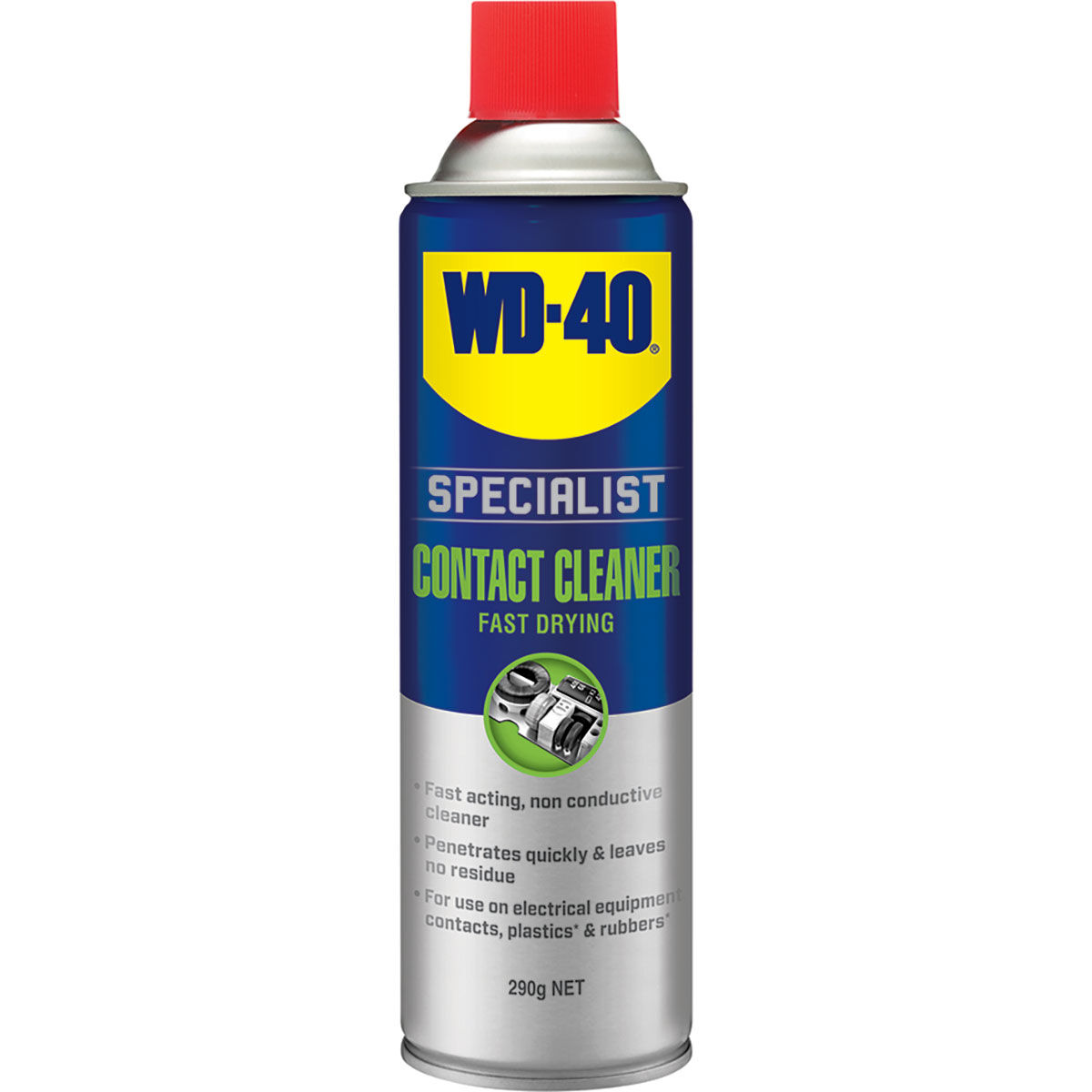 WD-40 Specialist Automotive Contact Cleaner Spray 290g, , scaau_hi-res