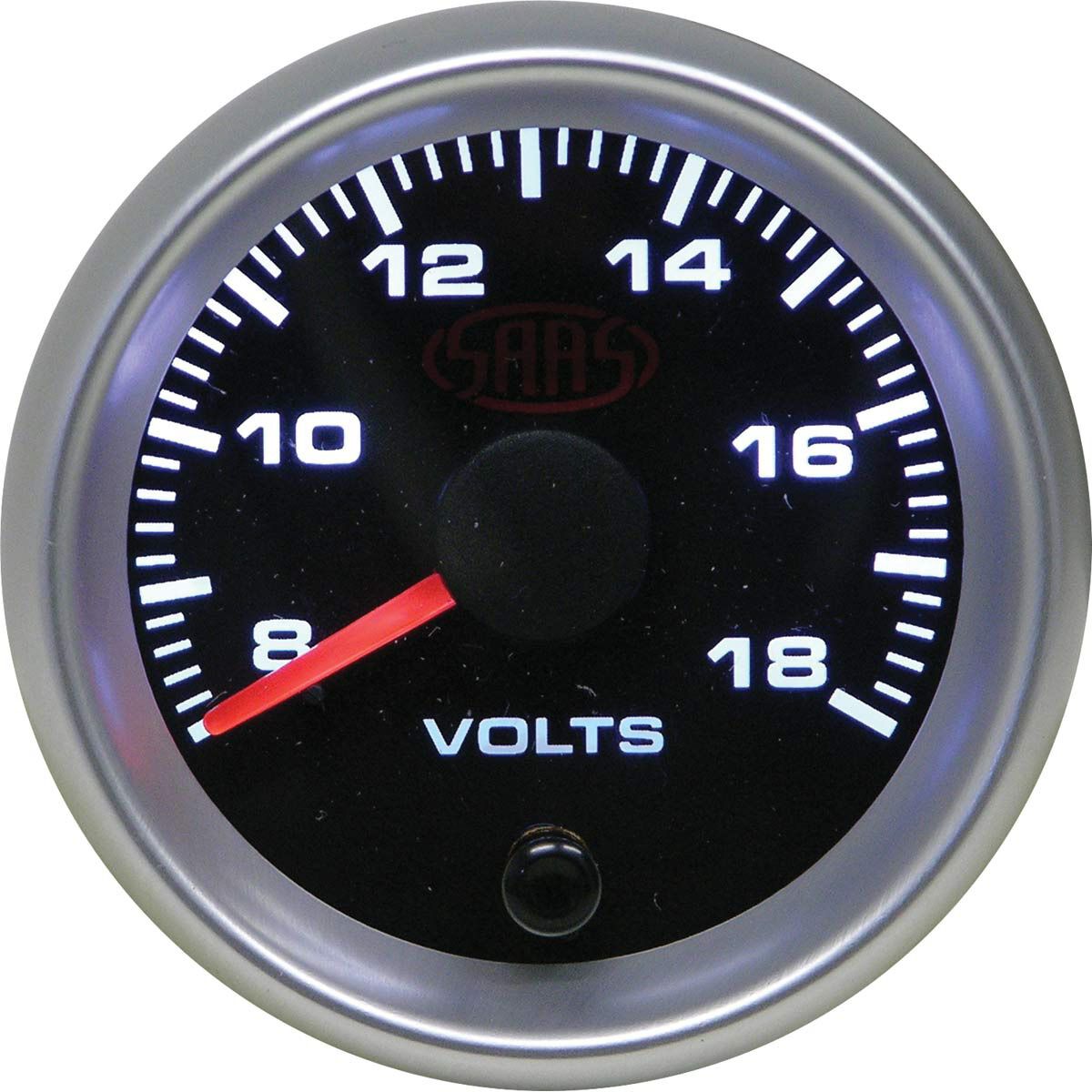 SAAS Volt Gauge - Black, 52mm, , scaau_hi-res