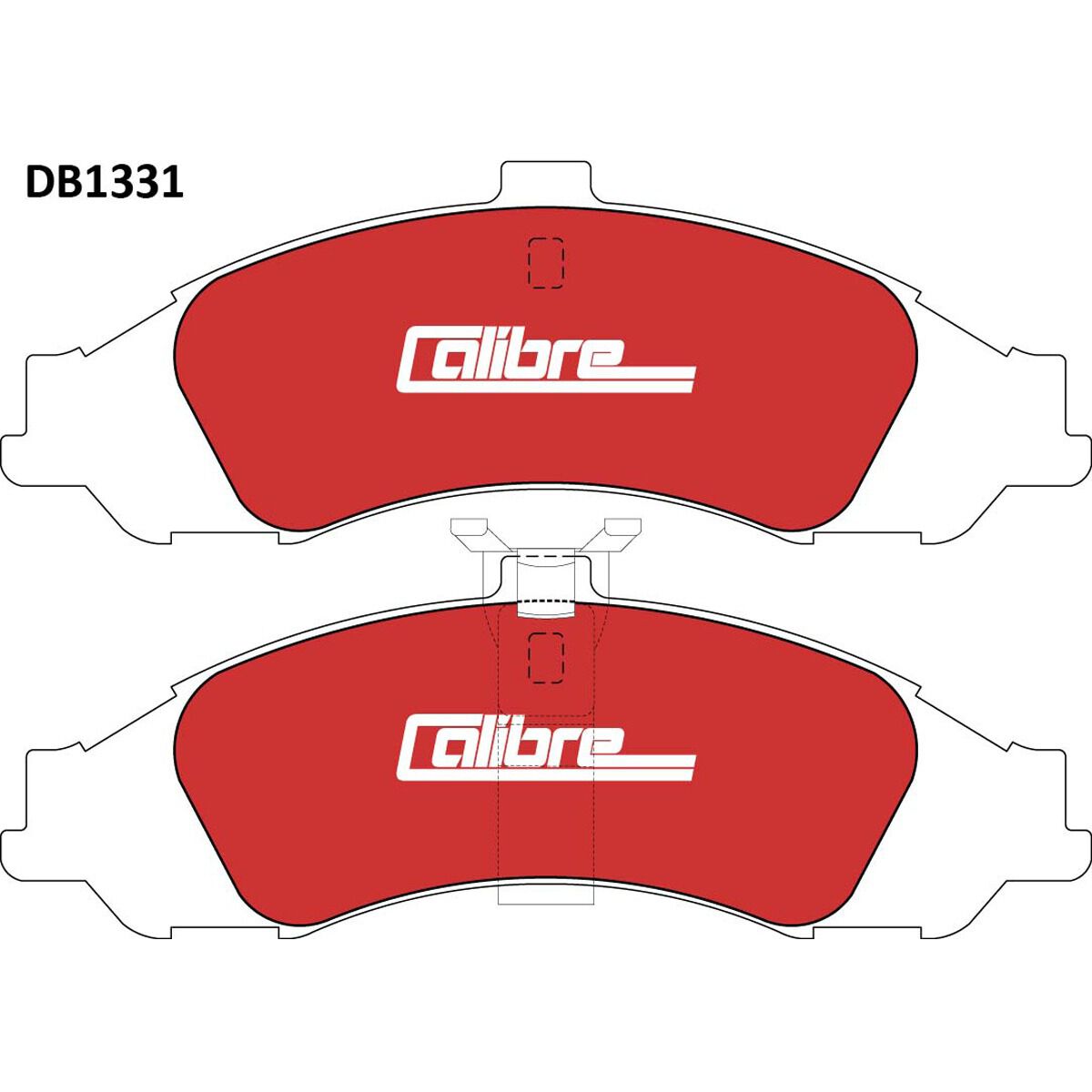 Calibre Disc Brake Pads DB1331CAL, , scaau_hi-res