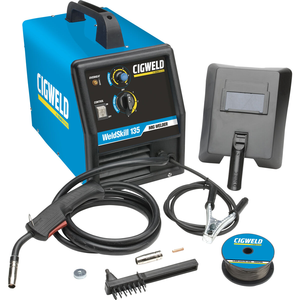 Image of Cigweld WeldSkill 135 MIG welder on Cigweld website