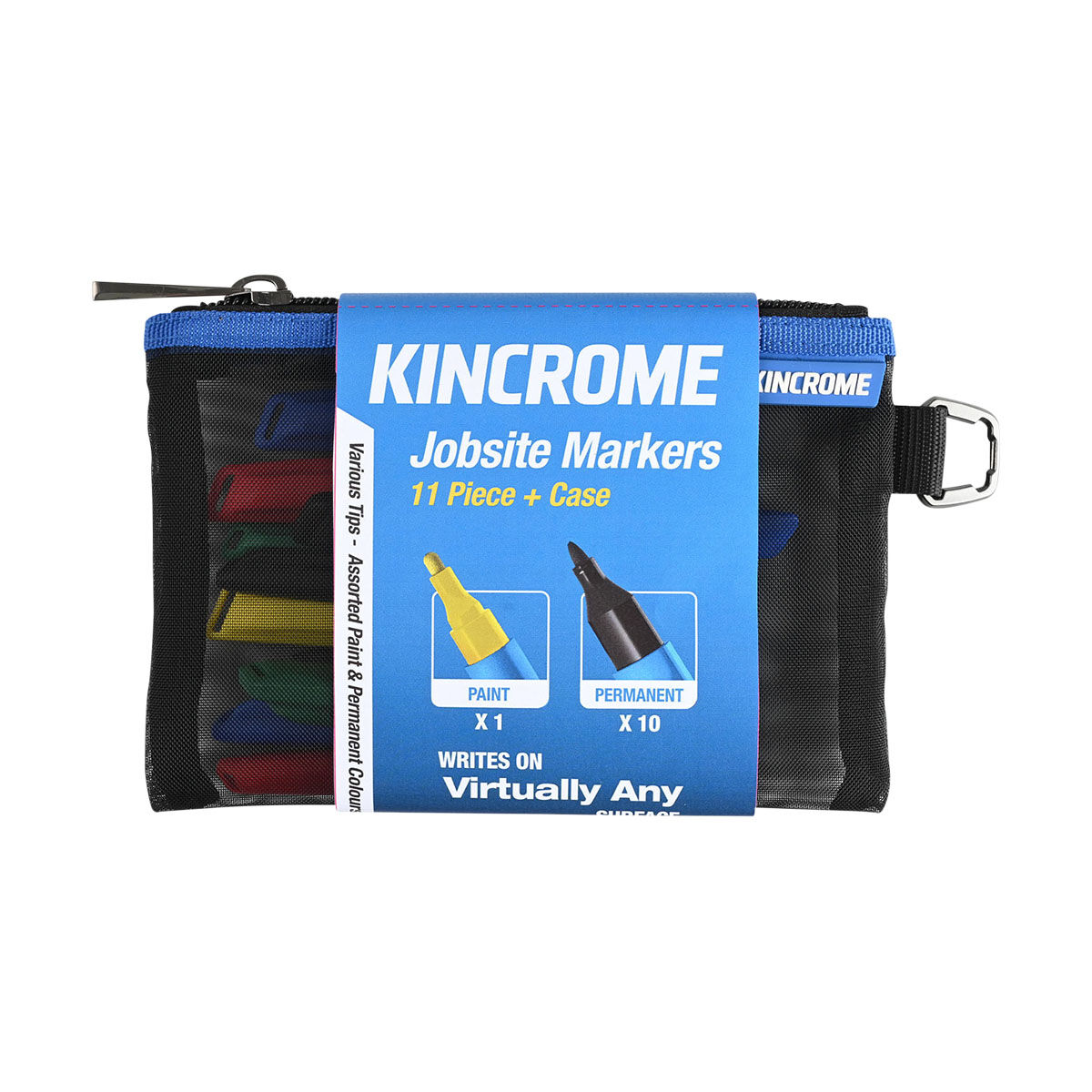 Kincrome Marker Set With Case 12 Piece, , scaau_hi-res