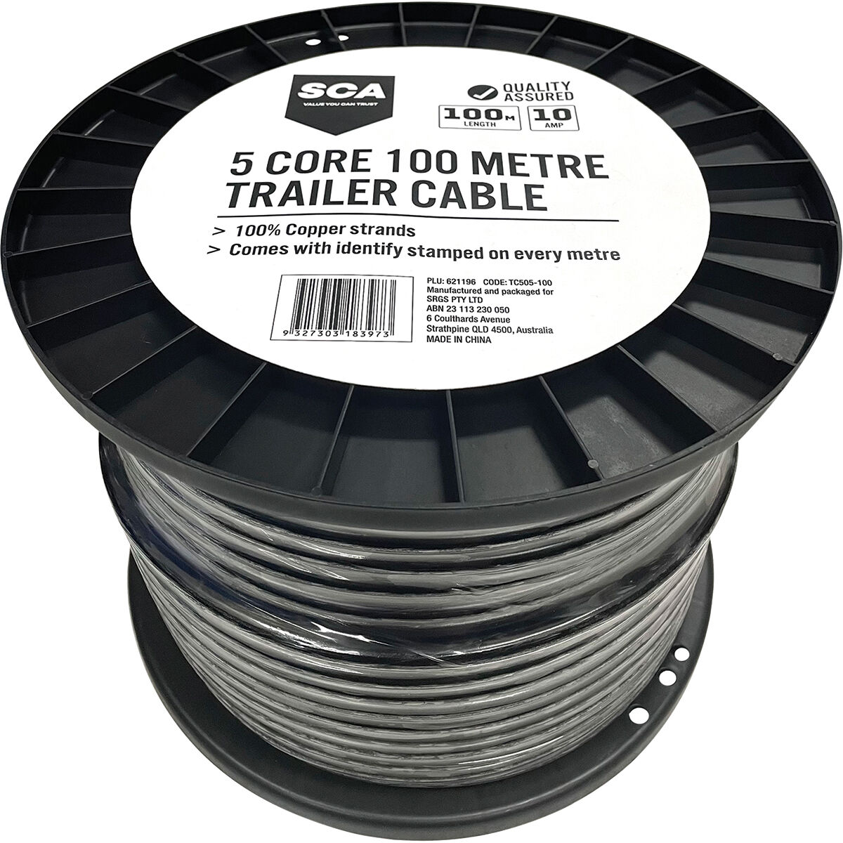 SCA Trailer Cable 5 Core Per Metre, , scaau_hi-res
