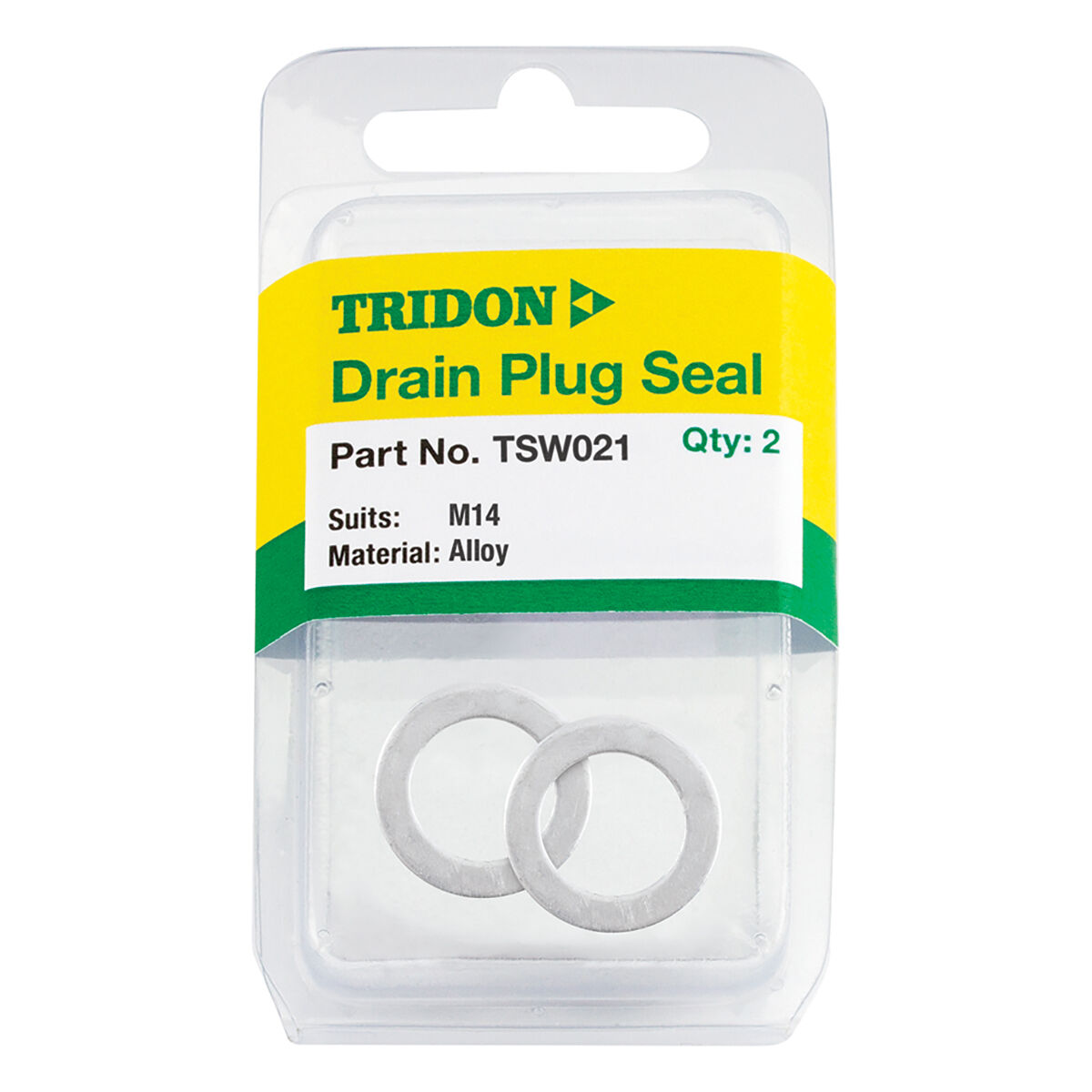 Tridon Oil Drain Plug Washer Pair TSW021, , scaau_hi-res