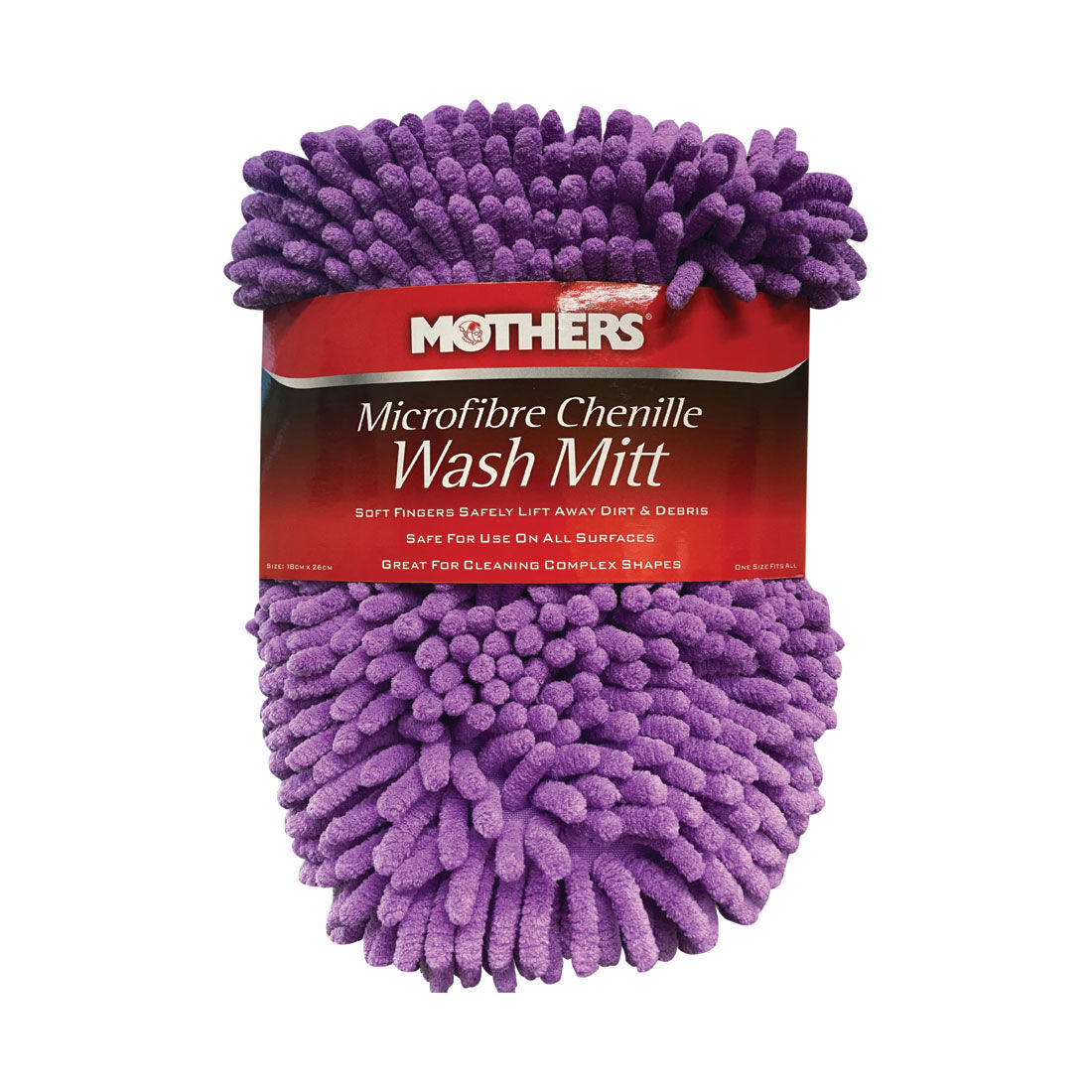 Mothers Microfibre Chenille Wash Mitt, , scaau_hi-res