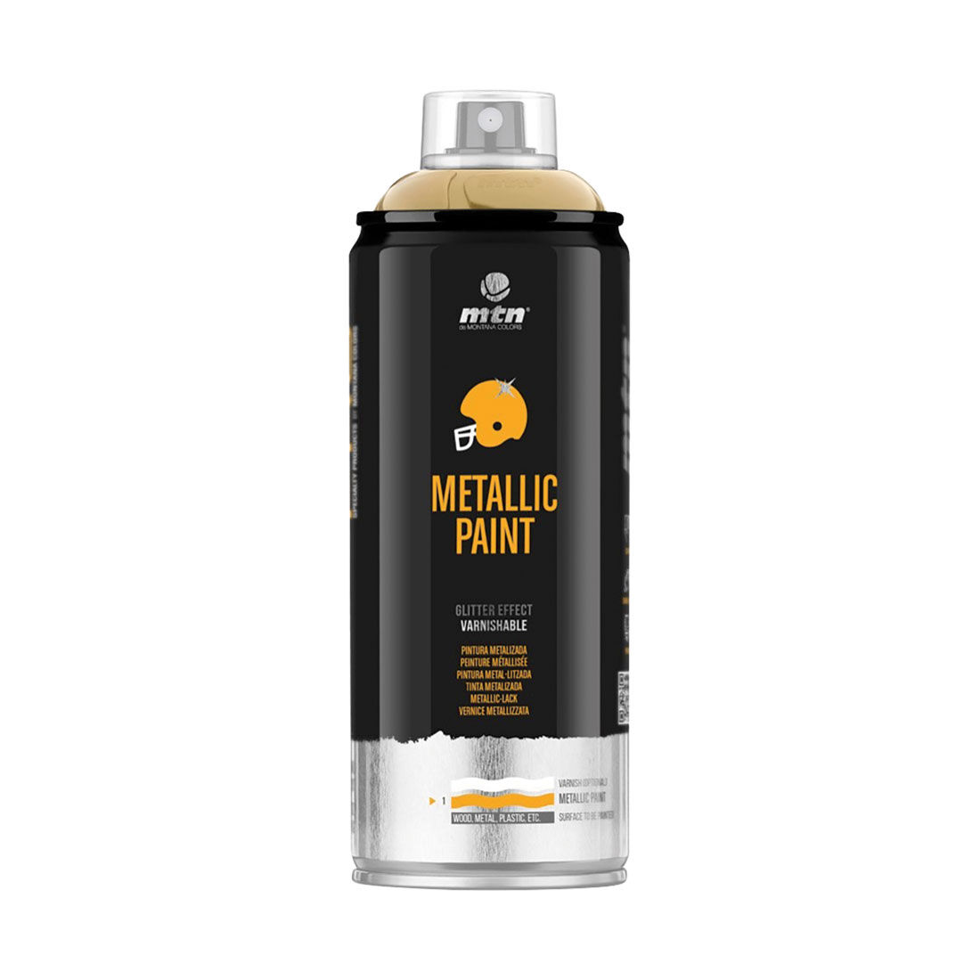 MTN Pro Metallic Gold Spray Paint 400mL, , scaau_hi-res