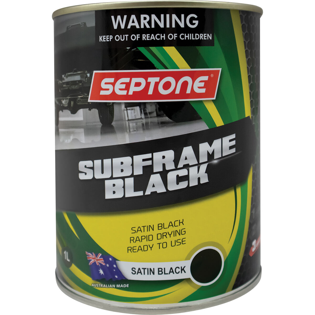 Septone® Subframe Black Paint - 1 Litre, , scaau_hi-res