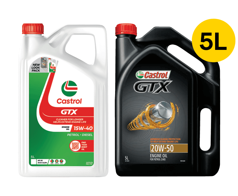 50% off on Selected GTX Engine Oils